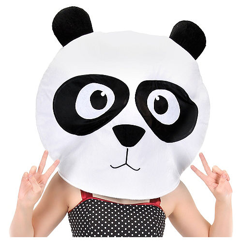 Adult Panda Mask Image #1