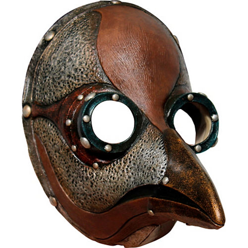 Nav Item for Adult Steampunk Plague Doctor Mask Image #1