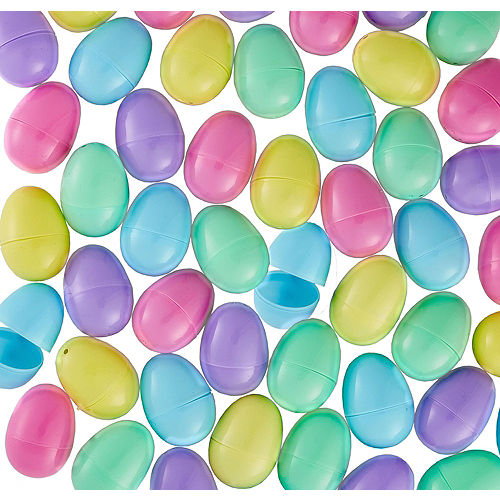 Pastel Fillable Easter Eggs & Gold Egg 144ct Image #3