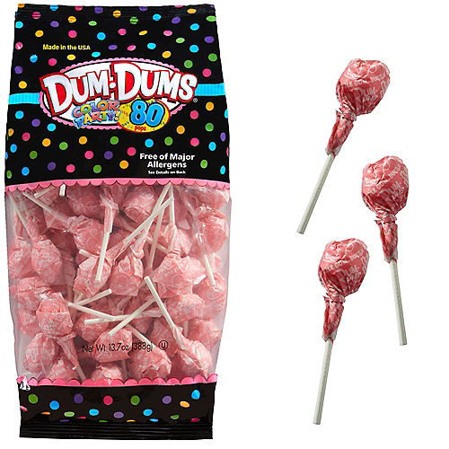 Nav Item for Pink Dum Dums Lollipops 80pc Image #1