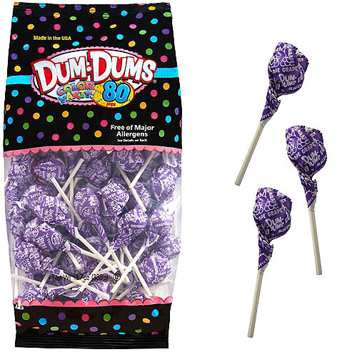 Nav Item for Purple Dum Dums Lollipops 80pc Image #1