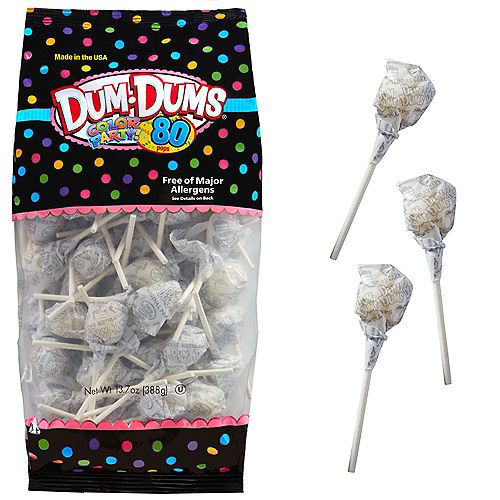 Nav Item for White Dum Dums Lollipops 80pc Image #1