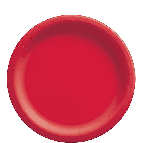 Nav Item for Red Paper Tableware Kit for 50 Guests Image #3