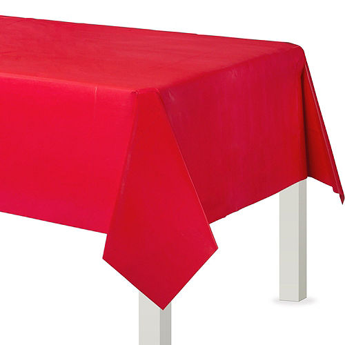 Nav Item for Red Plastic Tableware Kit for 50 Guests Image #6