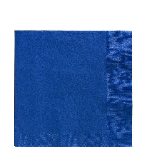 Royal Blue Paper Tableware Kit for 50 Guests Image #4