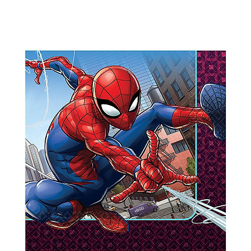 Nav Item for Spider-Man Webbed Wonder Lunch Napkins 16ct Image #1