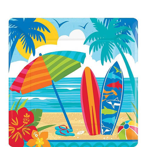 Nav Item for Sun & Surf Beach Basic Party Kit for 18 Guests Image #2