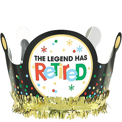Nav Item for Happy Retirement Celebration Crown Image #1