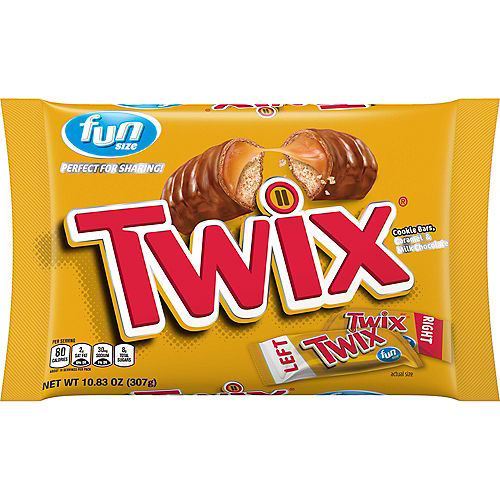 Nav Item for Twix Fun Size Caramel & Milk Chocolate Cookie Bars Bag, 20pc Image #1