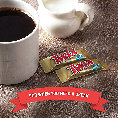 Twix Fun Size Caramel & Milk Chocolate Cookie Bars Bag, 20pc Image #5