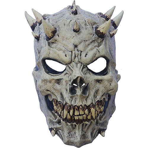 Nav Item for Spiked Skull Latex Mask Image #1