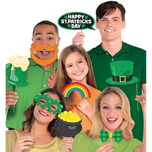 Nav Item for St. Patrick's Day Photo Booth Props 13ct Image #1