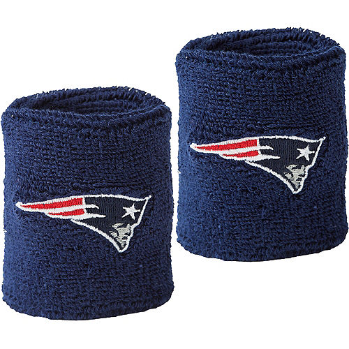 Nav Item for New England Patriots Sweat Bands 2ct Image #1