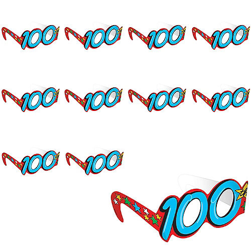 Nav Item for 100th Day of School Glasses 12ct Image #1