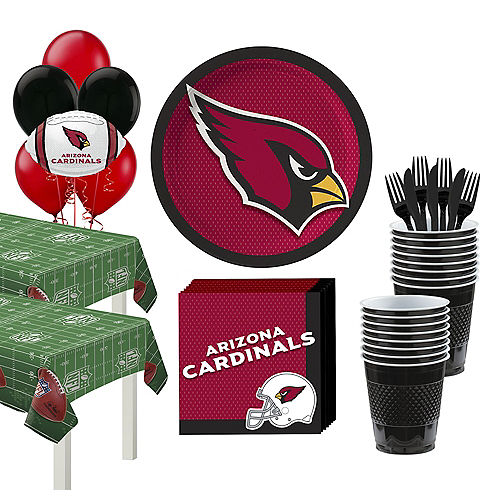 Nav Item for Super Arizona Cardinals Party Kit for 36 Guests Image #1