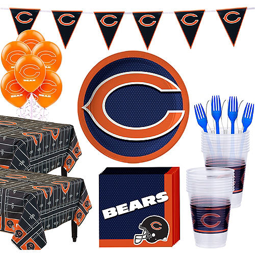 Super Chicago Bears Party Kit for 36 Guests Image #1