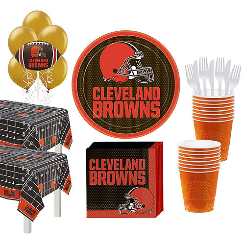 Super Cleveland Browns Party Kit for 36 Guests Image #1