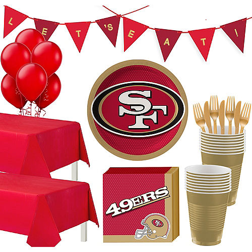 Super San Francisco 49ers Party Kit for 36 Guests Image #1