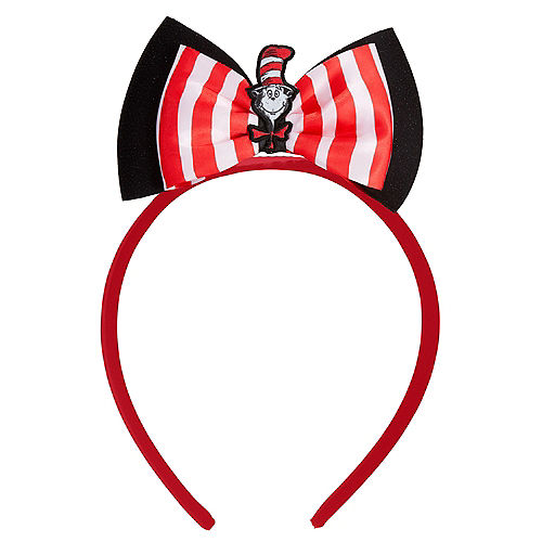 Nav Item for Cat in the Hat Bow Headband - Dr. Seuss Image #1