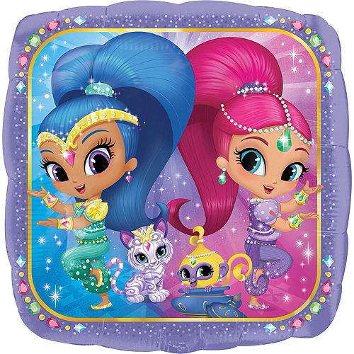 Nav Item for Shimmer and Shine 9th Birthday Balloon Bouquet 5pc Image #4
