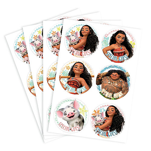 Nav Item for Moana Stickers 4 Sheets Image #1