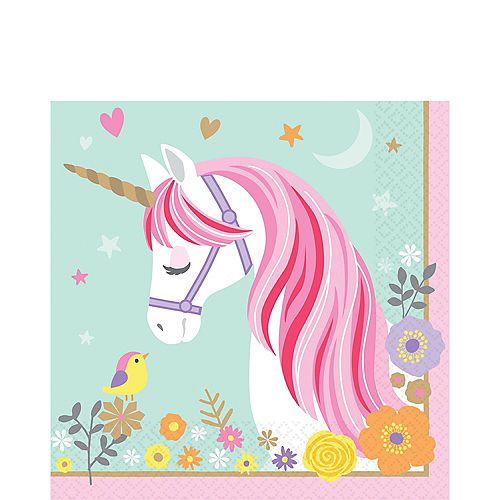 Nav Item for Magical Unicorn Lunch Napkins 16ct Image #1
