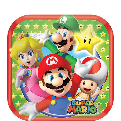 Nav Item for Super Mario Tableware Party Kit for 16 Guests Image #2