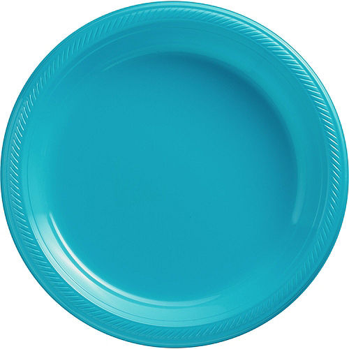 Nav Item for Caribbean Blue Plastic Tableware Kit for 50 Guests Image #3