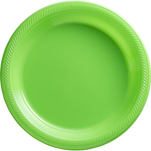 Nav Item for Kiwi Green Plastic Tableware Kit for 50 Guests Image #3