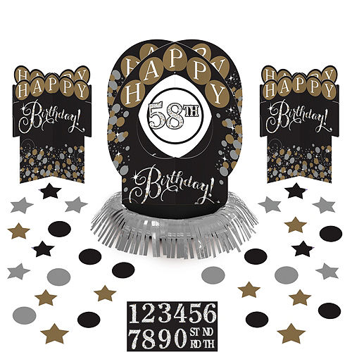 Sparkling Celebration Birthday Table Decorating Kit 51pc Image #1