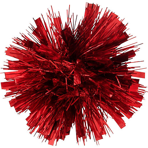 Nav Item for Red Tinsel Gift Bow Image #1