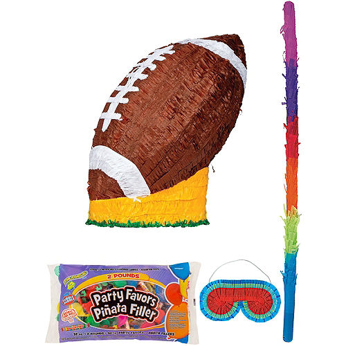 Football Pinata Kit with Candy & Favors Image #1