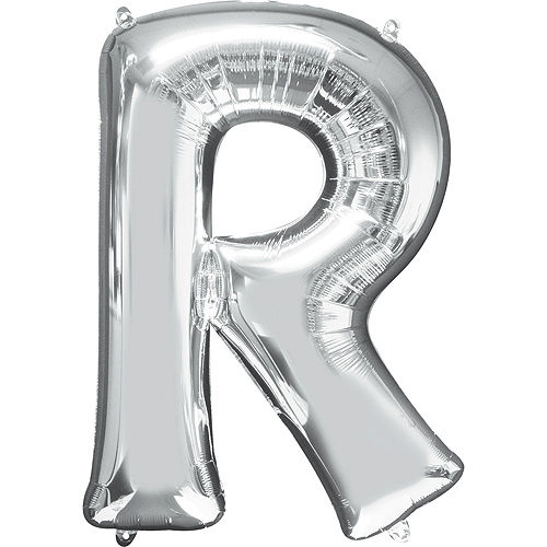 Nav Item for Giant Silver Party Letter Balloon Kit 6pc Image #5