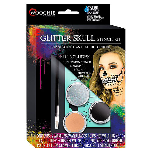 Glitter Skeleton Makeup Kit Image #1