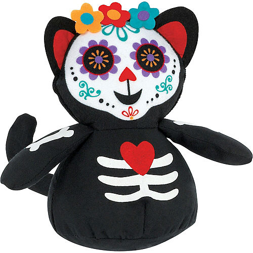 Day of the Dead Cat Plush Image #1