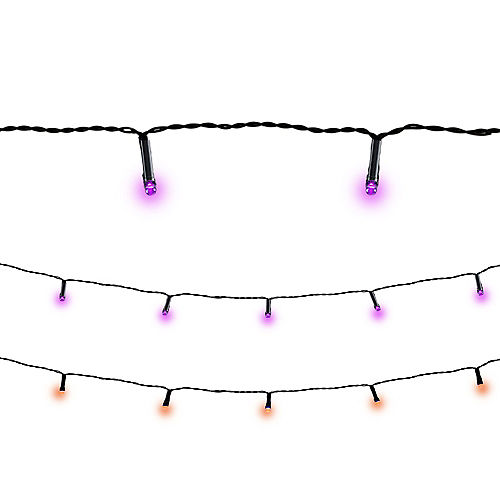 Orange & Purple String Lights Image #1