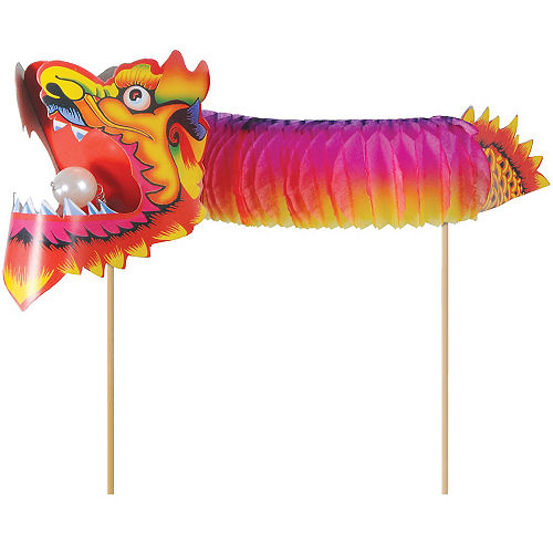 Chinese Dragon Accordion Pick Decoration Image #1