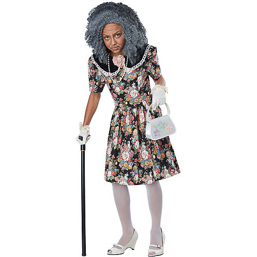 Nav Item for Child Old Woman Costume Accessory Kit Image #1