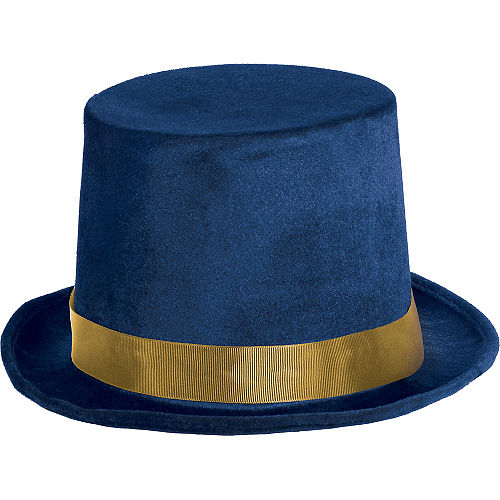 Blue & Gold Top Hat Image #1