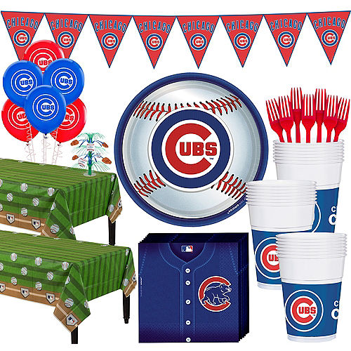 Super Chicago Cubs Party Kit for 36 Guests Image #1