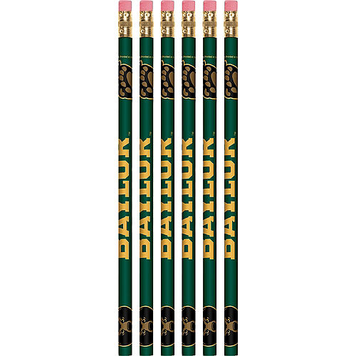 Nav Item for Baylor Bears Pencils 6ct Image #1