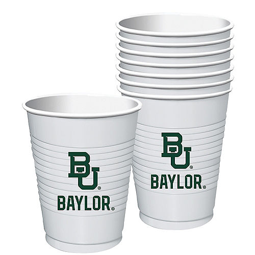 Baylor Bears Plastic Cups 8ct Image #1