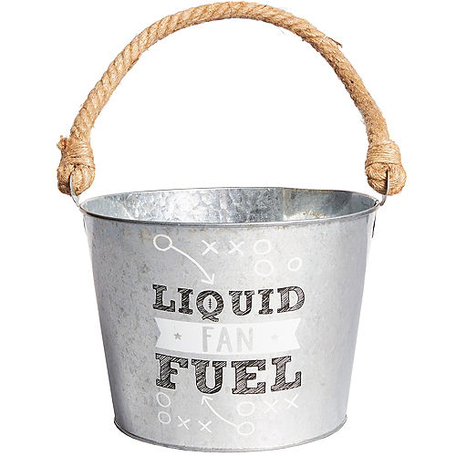 Nav Item for Liquid Fan Fuel Football Galvanized Bucket Image #1