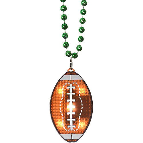 Nav Item for Light-Up Football Pendant Bead Necklace Image #1