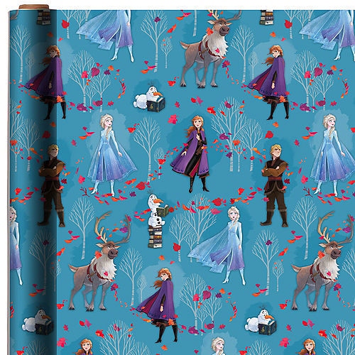 Frozen 2 Enchanted Forest Gift Wrap Image #1