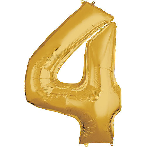 Nav Item for 50in Gold Number Balloon (4) Image #1