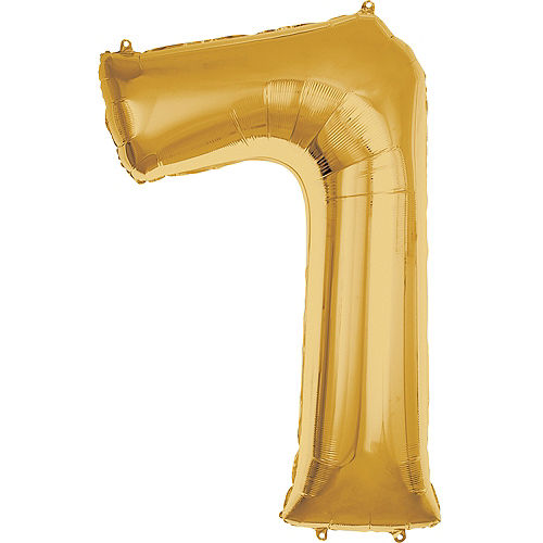 Nav Item for 50in Gold Number Balloon (7) Image #1