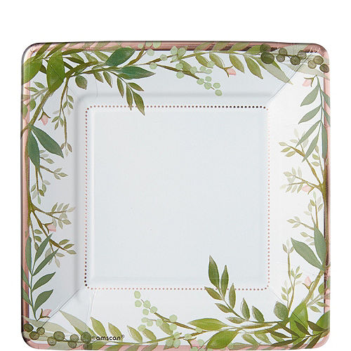 Nav Item for Metallic Floral Greenery Bridal Shower Party Kit for 32 Guests Image #2