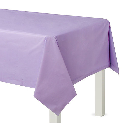 Lavender Plastic Tableware Kit for 50 Guests Image #6