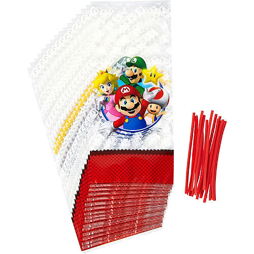 Nav Item for Wilton Super Mario Treat Bags 16ct Image #1